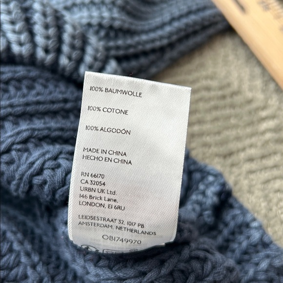 Free People women’s Charcoal Knit Sweater Sweet Nothing Cardigan Size Small - Picture 10 of 11